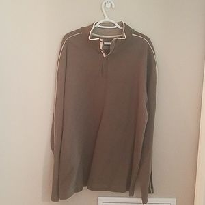 1/4 button down sweater